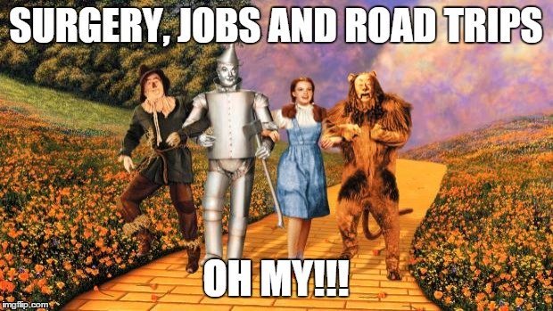 Surgery jobs and road trips