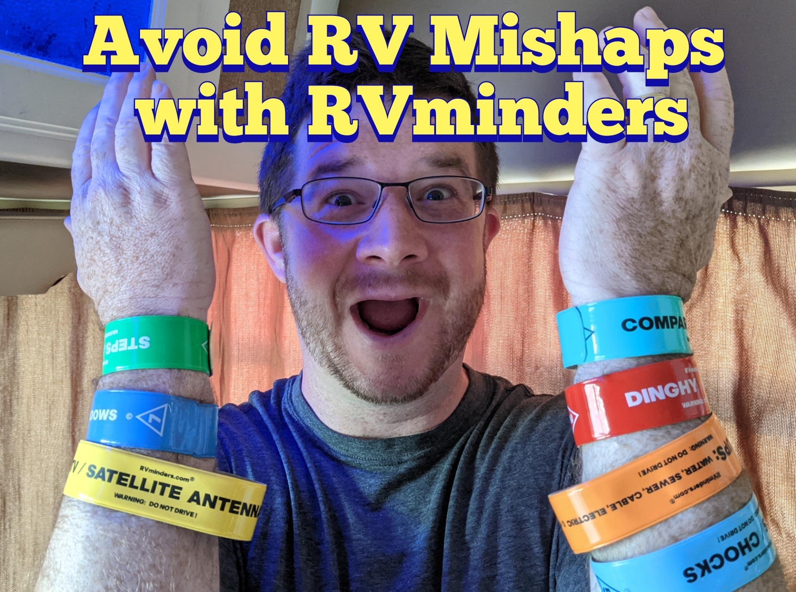 RVminder steering wheel bands