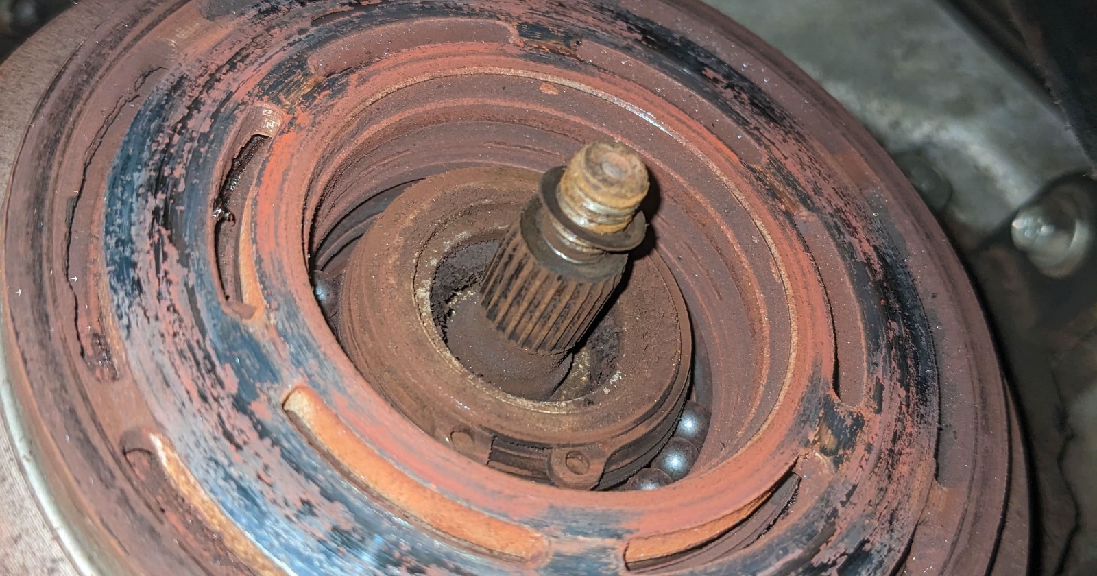 bearings on our air compressor clutch in need of RV repairs